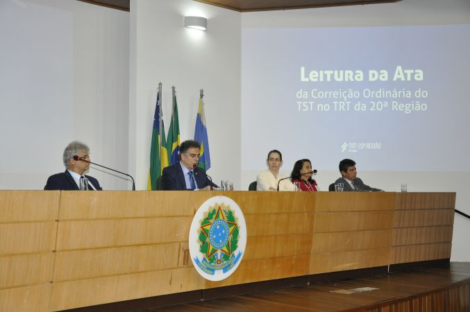 Corregedoria-Geral da Justiça do Trabalho conclui correição ordinária no TRT-20 (SE)