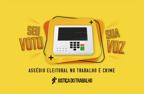 Imagem relacionada ao Assédio Eleitoral no Trabalho e voltada ao TRT-23 (MT) 